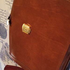 Nwt leather briefcase by Bosca